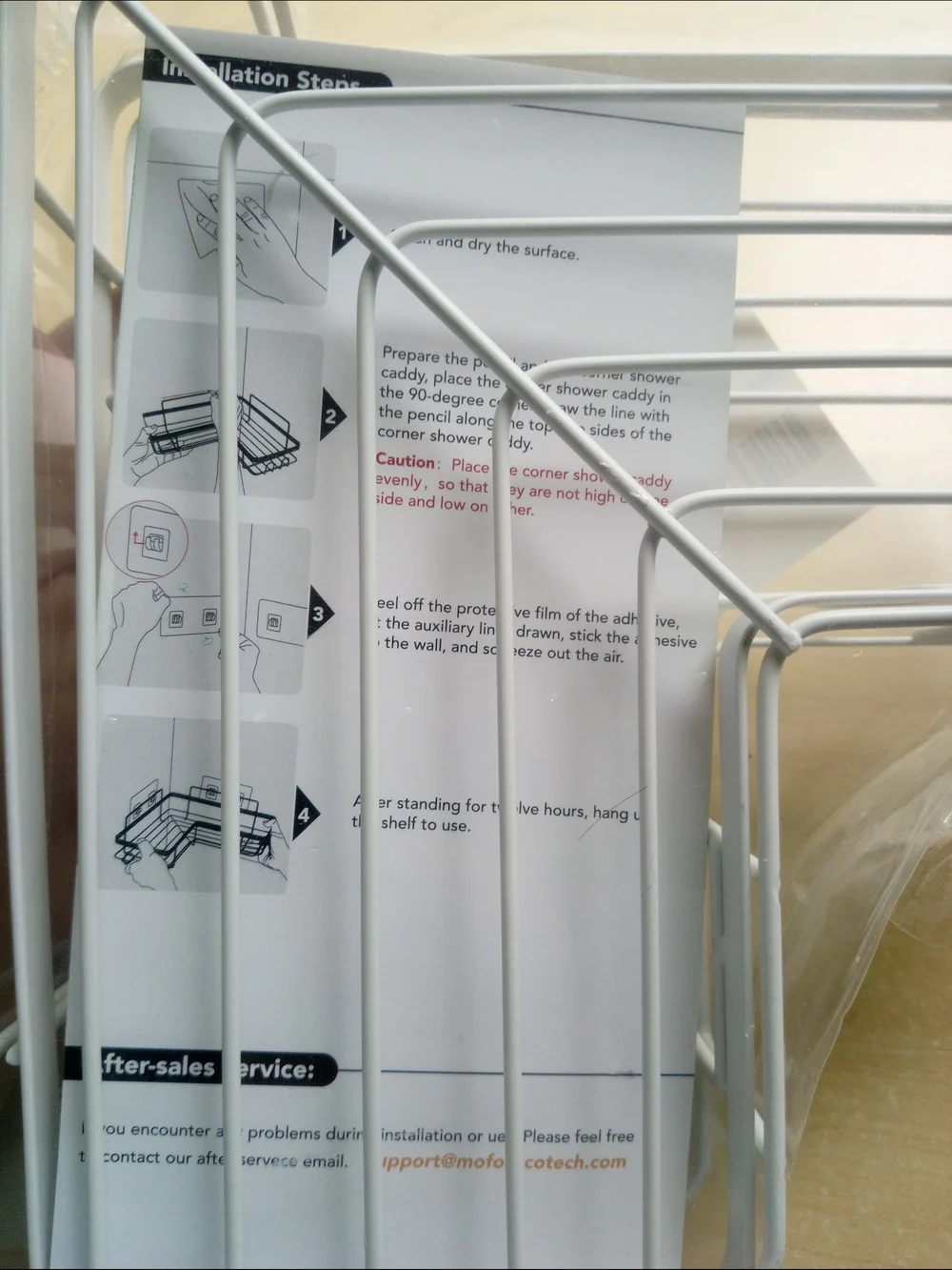 Corner Shower Caddy Organizer - White